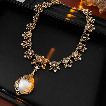 Pearl Flower Jewelry Set
