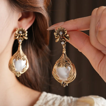 Pearl Flower Jewelry Set