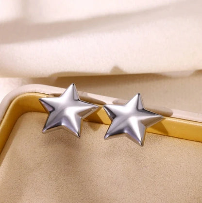 Luxury Star Hoop Earrings
