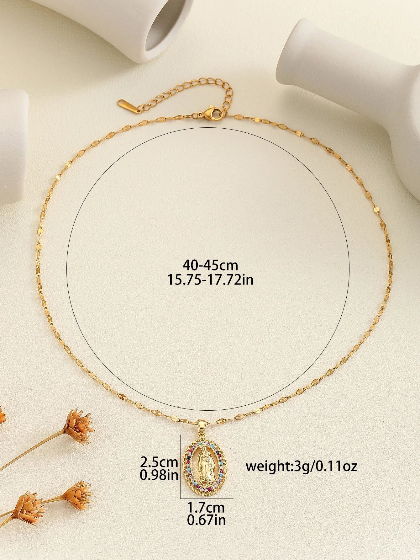Zircon Santa Maria Necklace