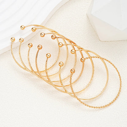 Punk Gold Bangle Set