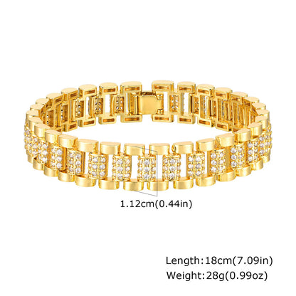 Gold Paperclip Bracelet
