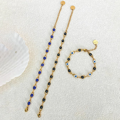 Evil Eye Gold Bracelet