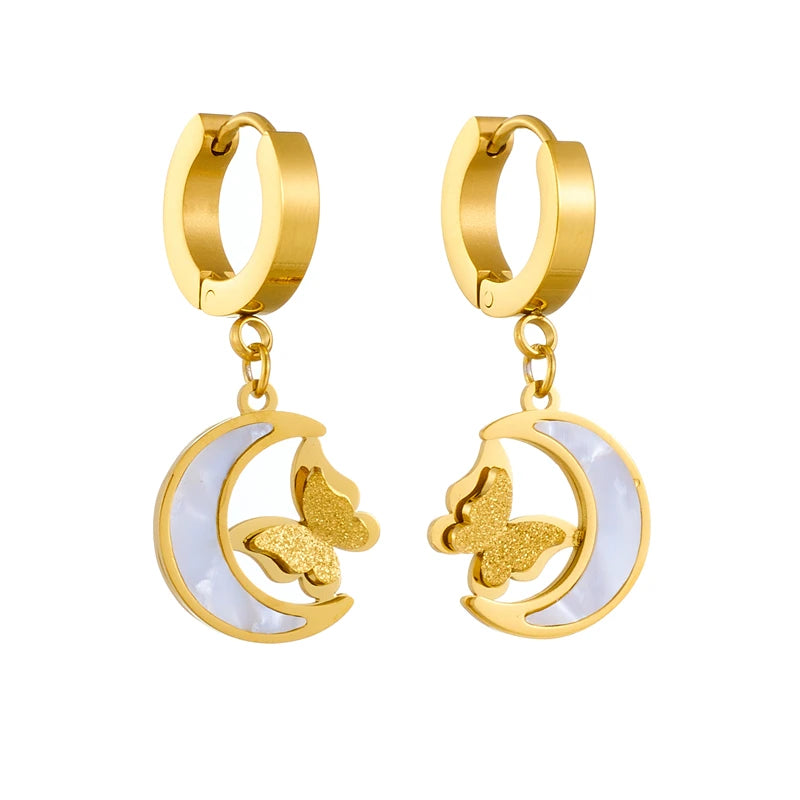 Geometric Crystal Earrings