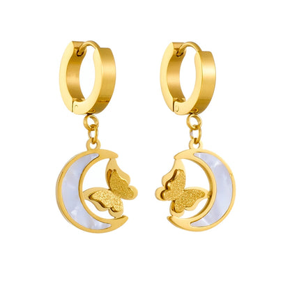 Geometric Crystal Earrings