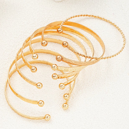 Punk Gold Bangle Set