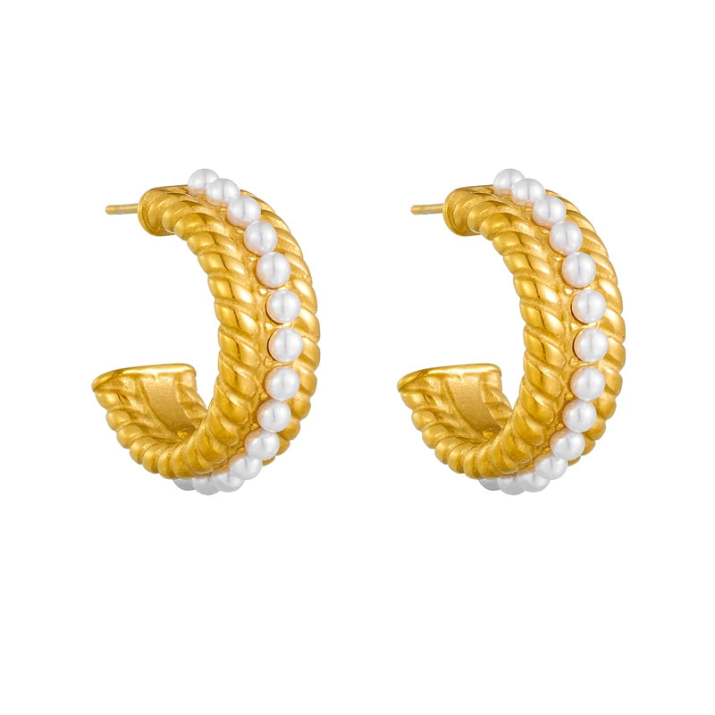 Geometric Crystal Earrings