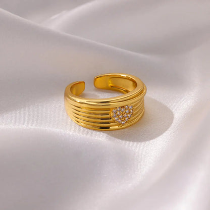 Luxury Zircon Open Ring