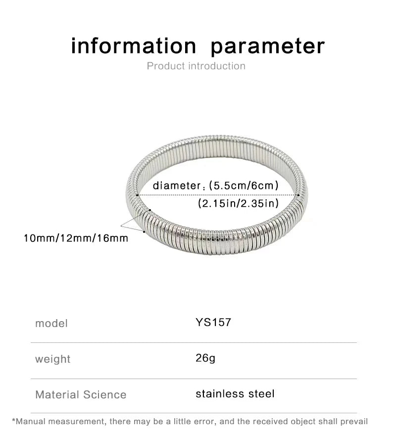 Chunky Gold Spiral Bangle