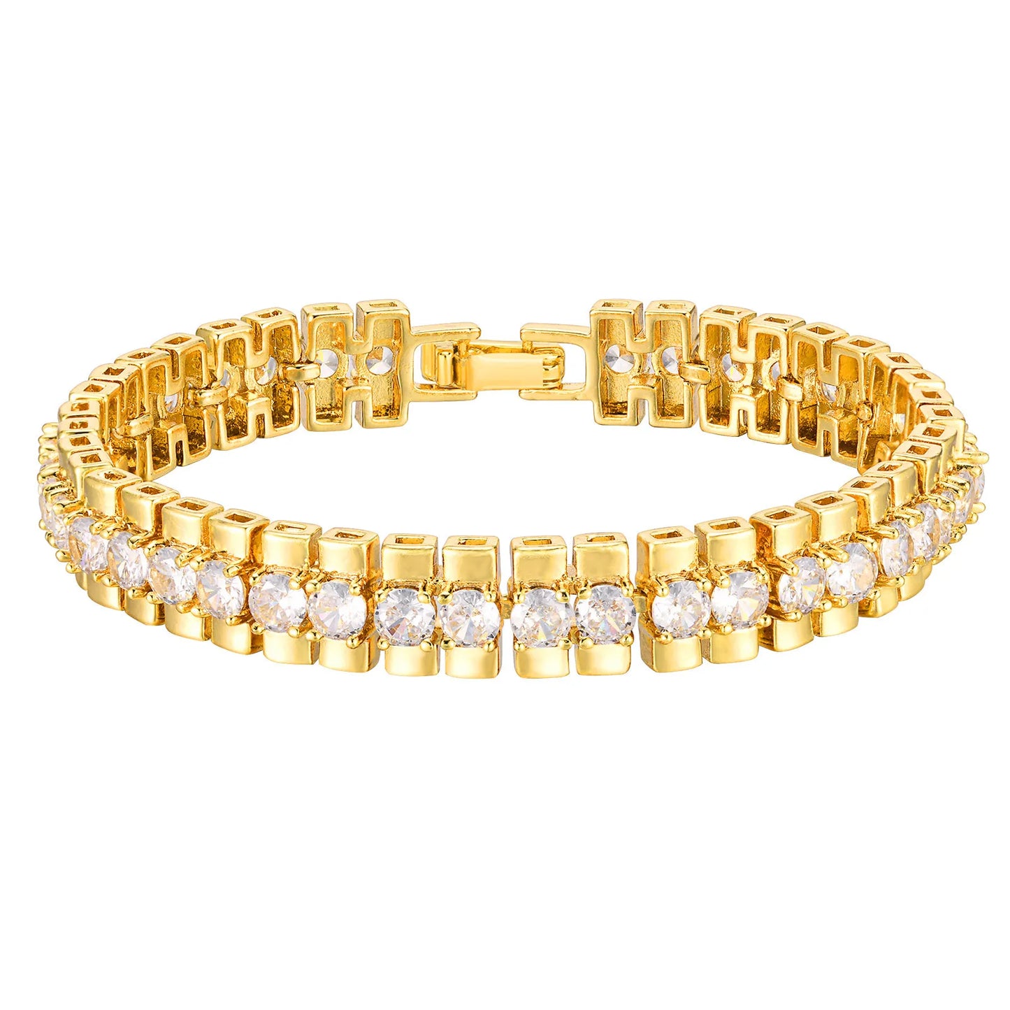 Gold Paperclip Bracelet
