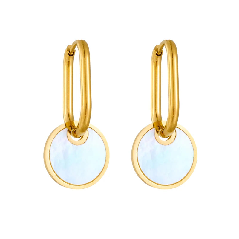 Geometric Crystal Earrings