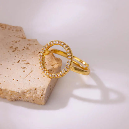 Luxury Zircon Open Ring
