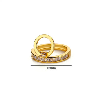 Luxury Zircon Open Ring
