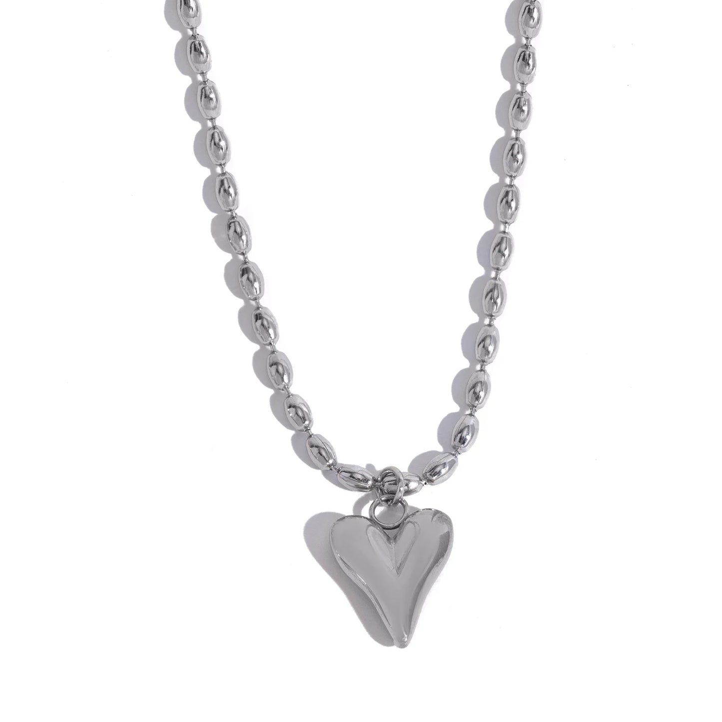 Gold Heart Pendant Necklace