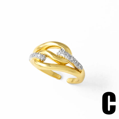 Crystal Butterfly Statement Ring