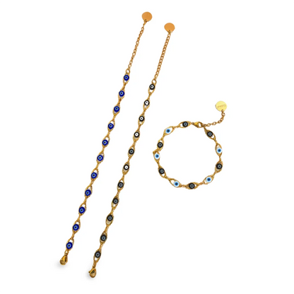 Evil Eye Gold Bracelet