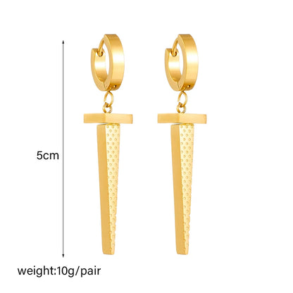 Geometric Crystal Earrings