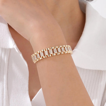 Gold Paperclip Bracelet
