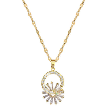 Rhinestone Flower Jewelry Set