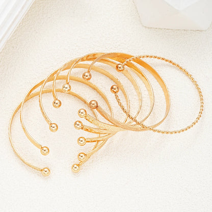 Punk Gold Bangle Set