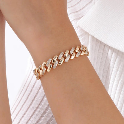 Gold Paperclip Bracelet