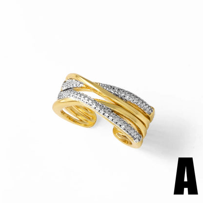 Crystal Butterfly Statement Ring