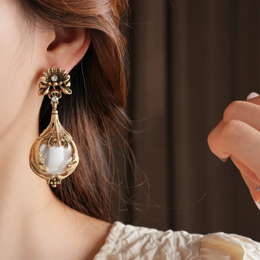 Pearl Flower Jewelry Set