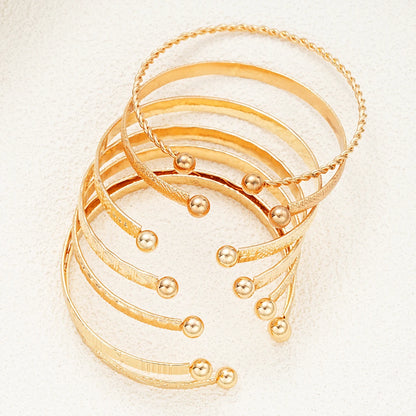 Punk Gold Bangle Set
